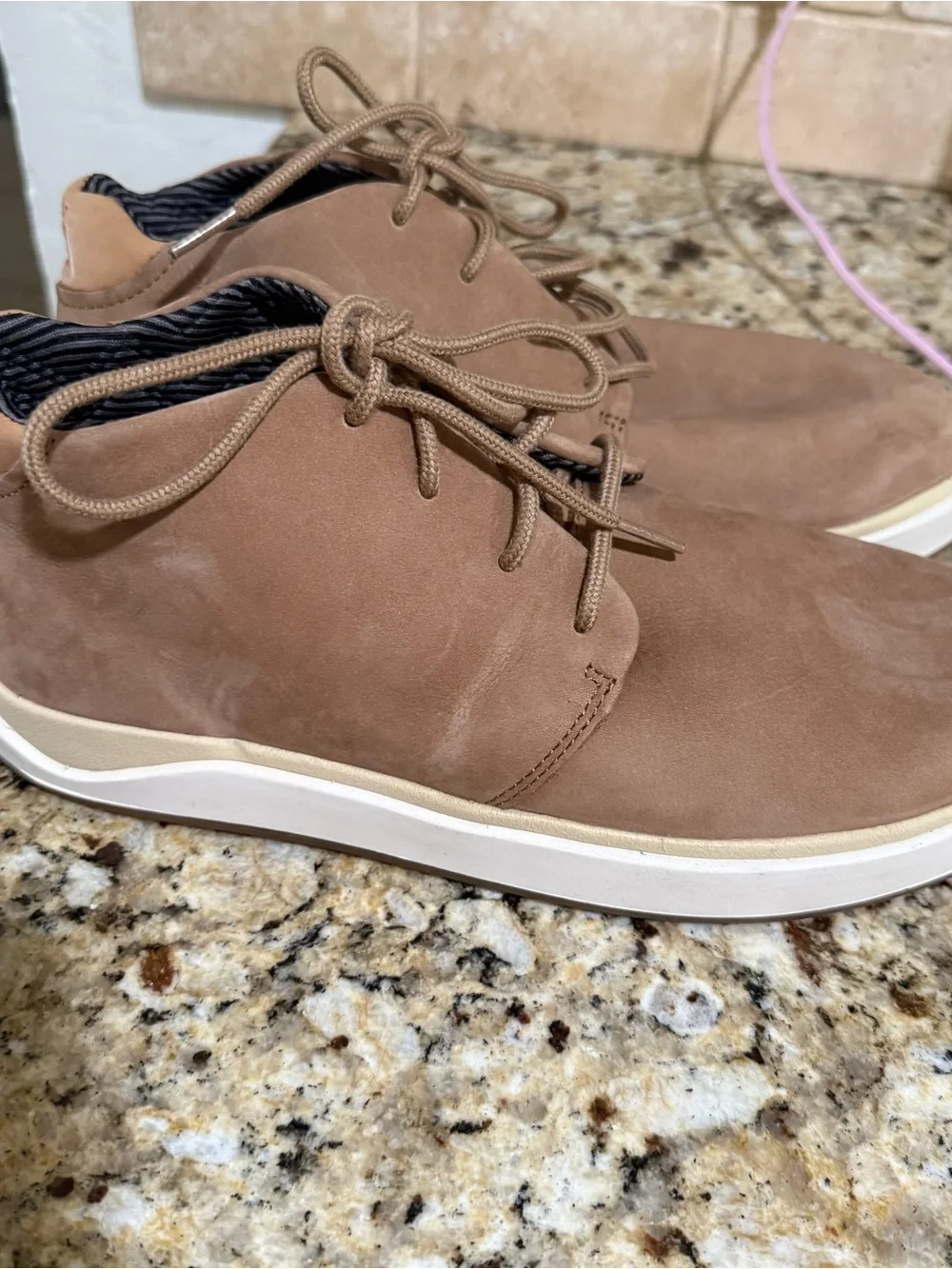 OluKai Men's Chukka Boots in Taupe